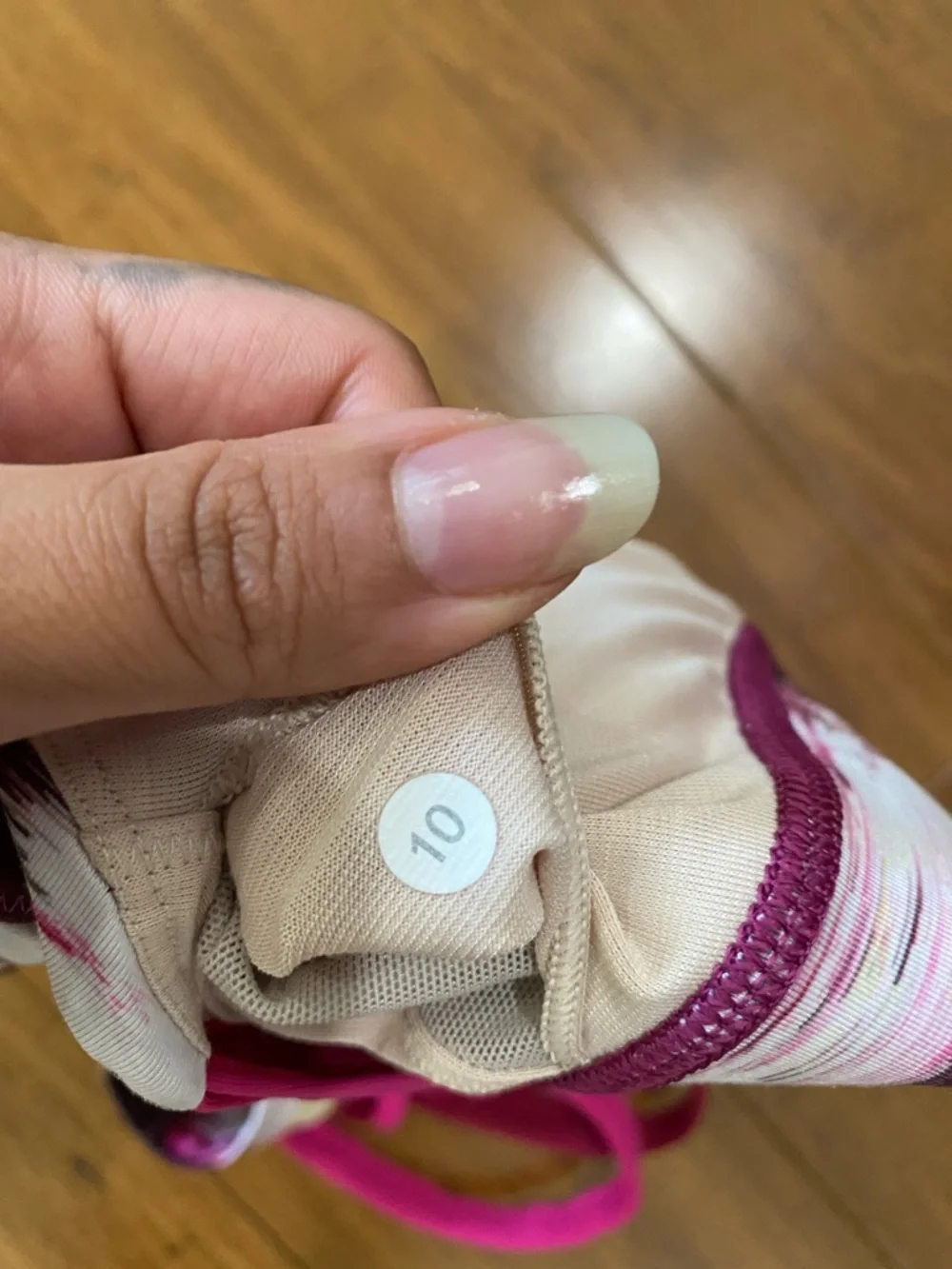 lululemon athletica Pink Multi-Stripe Strappy Sports Bra - Picture 3 of 3